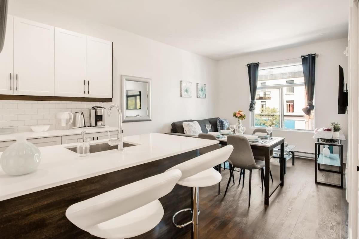 몬트리올 M11 Luxury 1Br Sofa Bed In The Heart Of Plateaumile-End 아파트 외부 사진